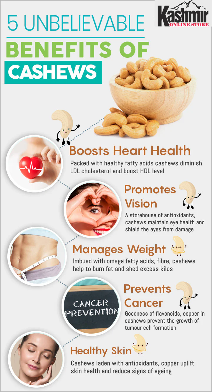 Premium Cashew Nuts (W180) – Whole, Jumbo, Crunchy & Fresh | Kashmir Online Store - Image 8