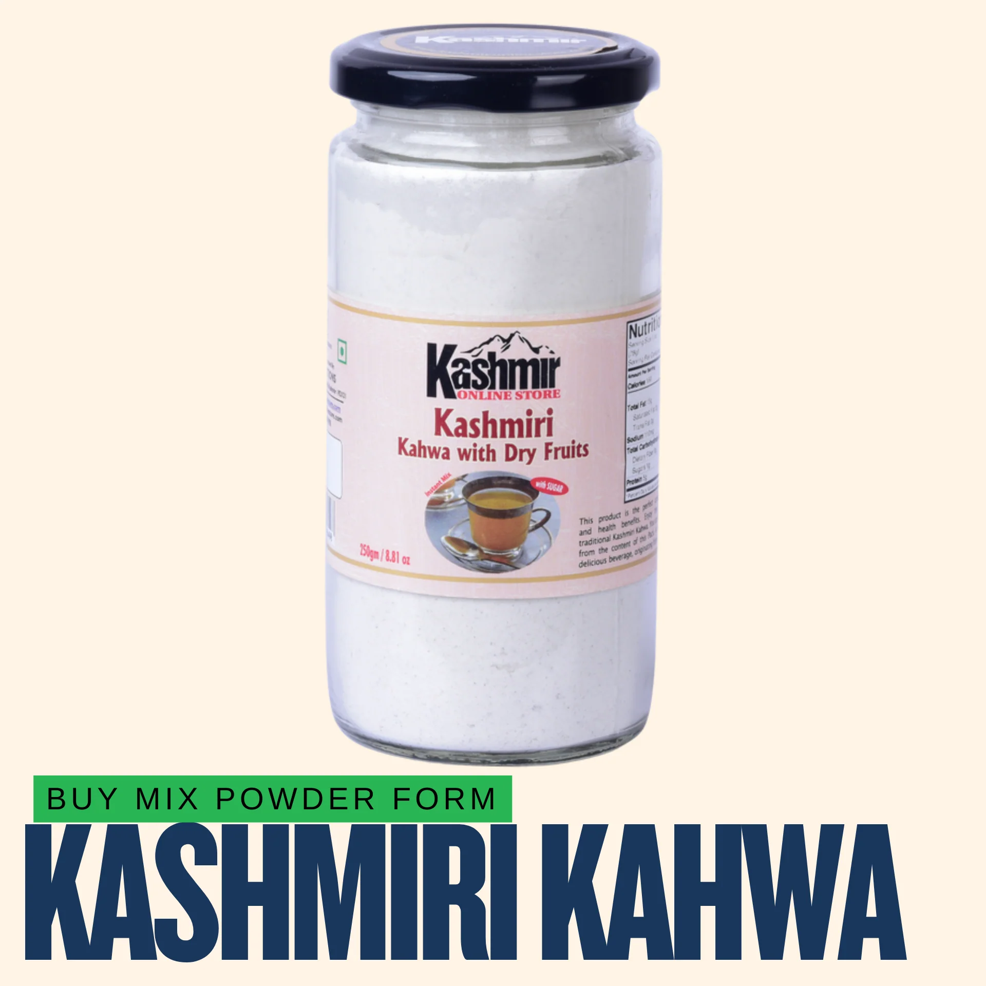 Buy Kashmiri Kahwa - Desi Kahwa Tea Instant Mix Powder Form - Image 8