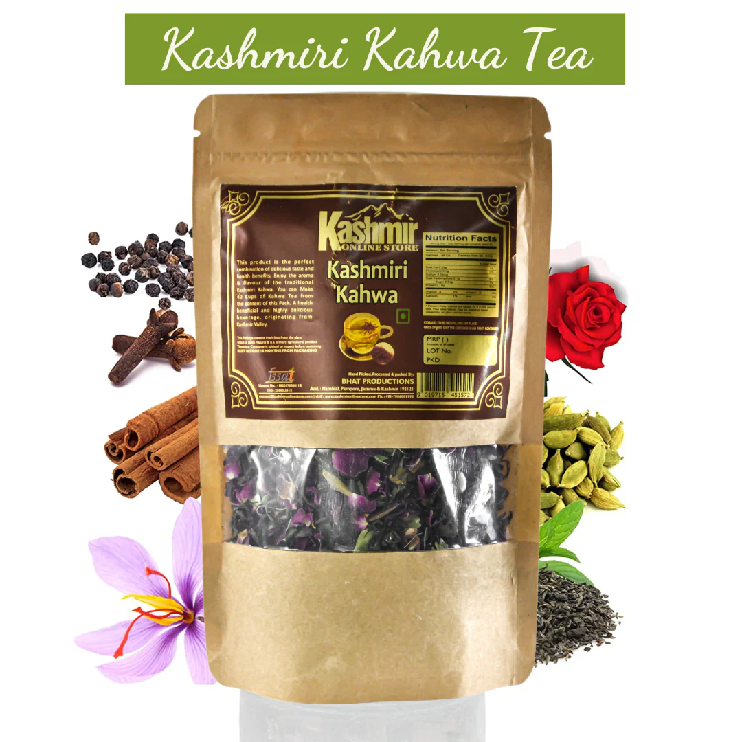 Buy Natural & Original Kashmiri Kahwa Tea -100gm - Image 4