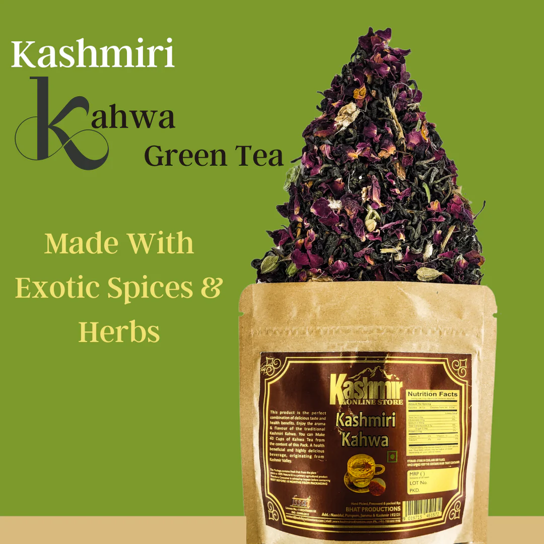Buy Natural & Original Kashmiri Kahwa Tea -100gm - Image 6